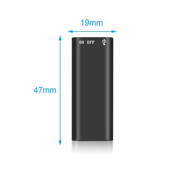 Professional Mini 8GB 16GB 32GB Voice Digital Audio Voice Recorder Mp3 Player 3 in 1 8G Memory Storage 192Kbps Recording WAV