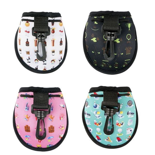 Mini Golfs Ball Bag Holder With Lovely Print Multifunctional Hanging Bag For Playing Golfs