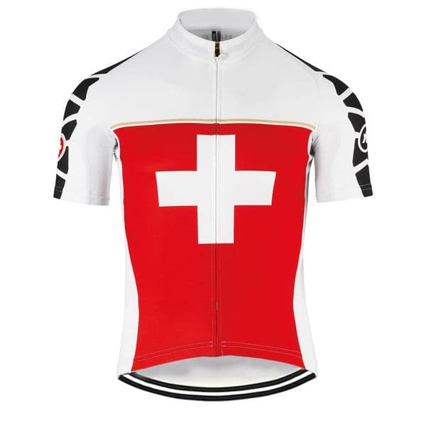Switzerland Cycling Jersey Short Sleeve Swiss National Team Clothing Road Bike Shirts Mountain Bicycle MTB Maillot