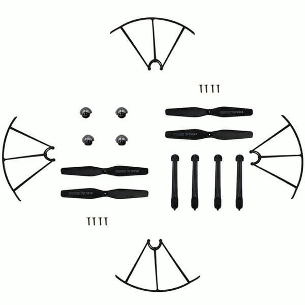 children's RC toys parts Drone Landing Skid+Blade Propeller+Propeller Protectors Spare Set For Syma X5HW X5HC 6J7