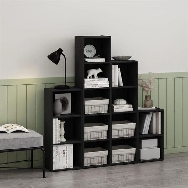 Pasir 5-Tier Open Shelf Bookcase, White