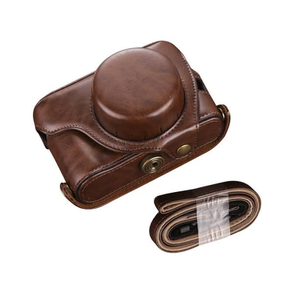 Pu Leather Camera Bag Body Case Protector With Shoulder Strap For Fujifilm X100V X100F X100T X100S X100 Series Cameras Accessory