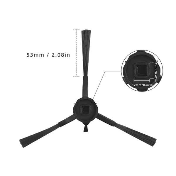 For Verefa L11 Pro Robot Vacuums Spin Edge Side Brush Spare Part Replacement Accessory Attachment