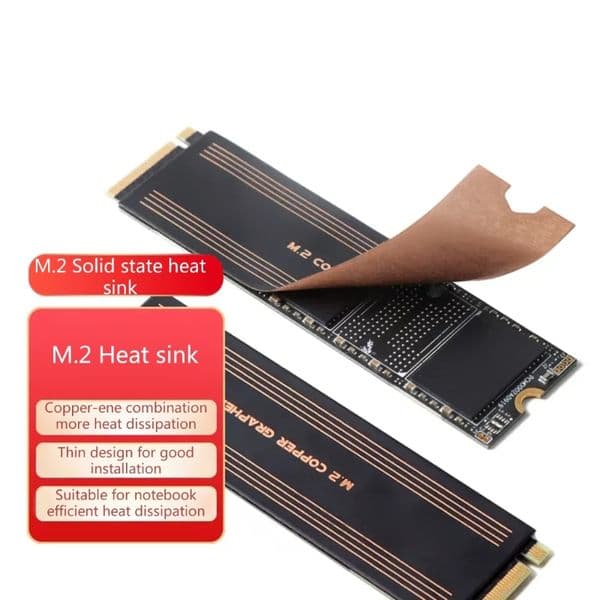 Copper Graphene Heat Sink Pad Notebook Memory Card Cooler Hard Disk Radiator Heatsink Thermal Pads NVME SSD Cooling Pad
