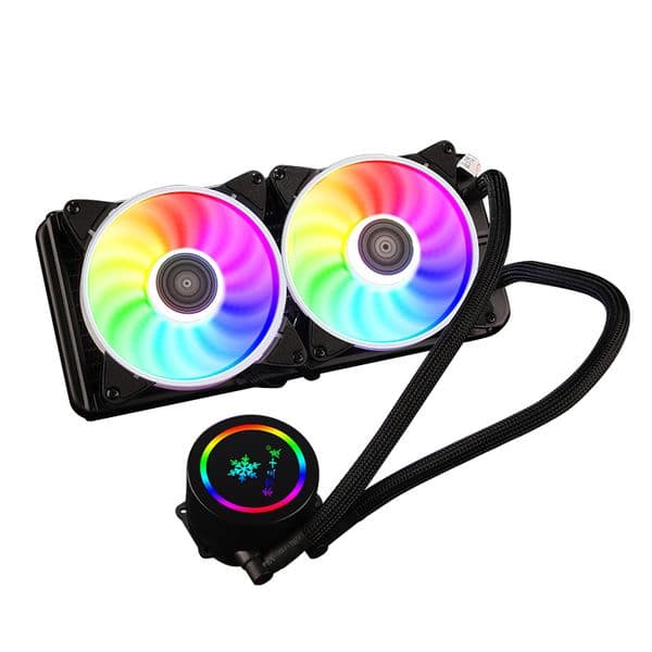 Kllisre CPU Water Cooling Cooler Fan Ventilador RGB For Intel LGA 1150 1151 1155 1200 1366 2011 AMD AM3 AM4 Liquid Radiator