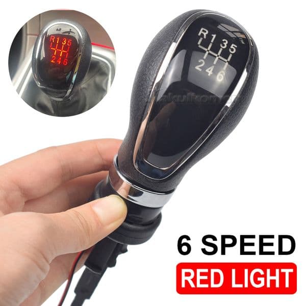 For Vauxhall Buick Opel Astra Insignia 2009-2013 LED Car Gear Stick Knob Manual 5 6 Speed Head Handle Lever Replacement