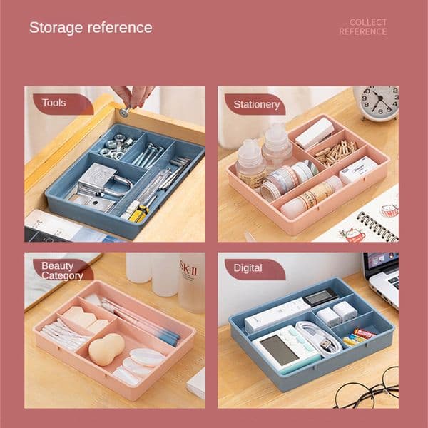 New Save Storage Space Small Item Storage Pp Stationery Organizer Suitable For Stationery Desktop Storage Cabinet High Quality