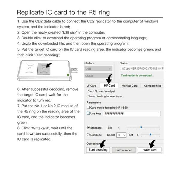JAKCOM CDS Replicator CDS RFID Replicator For R5 Smart Ring Copy IC And ID Cards