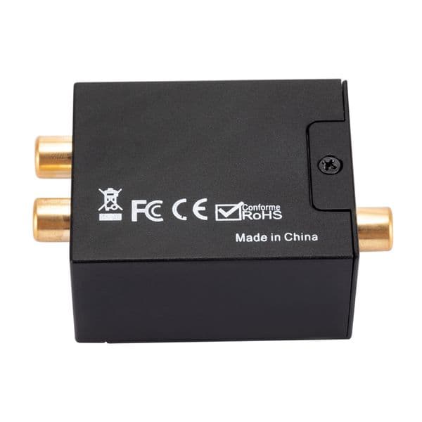 192KHz Audio Decoder SPDIF DAC Amplifier Toslink Coaxial Signal To RCA R/L Bluetooth-compatible Optical Fiber for TV Home Cinema