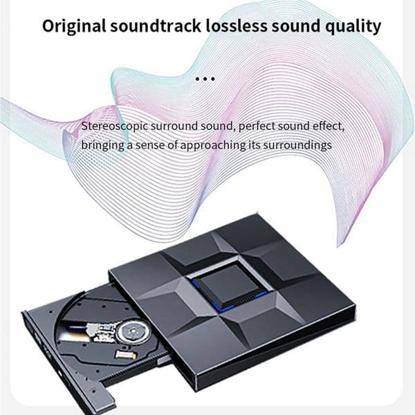 External CD And DVD Player Game Burner DVD External USB 3.0 Type C CD Writer Reader For PC Laptop Desktop