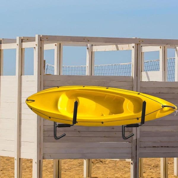Kayak Rack Wall Mount Canoe Hanger Hooks Garage Hanger Ladder Bracket For Hangings Outdoor Folding Chair Paddle Surfboard