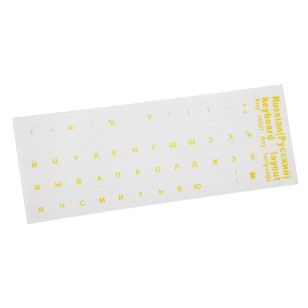 Russian keyboard keycap stickers key cap Transparent cover for Computer Mechanical keyboard notebook Desktop Laptop Russians