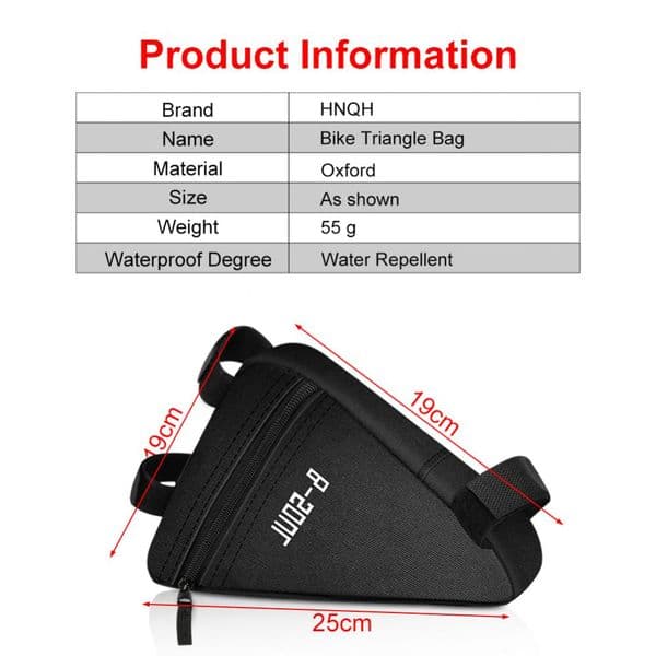 Waterproof Bike Triangle Bag MTB Bicycle Rainproof Large Capacity Front Tube Frame Bag Road Cycling Pouch Pannier Accessories