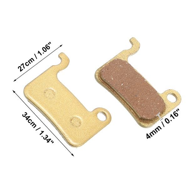 X Autohaux 4 Pair Sintered Metal Disc Bike Brake Pads with Split Pin for XTR M975 965 for SAINT M800 XT M755 776 765 LX M585