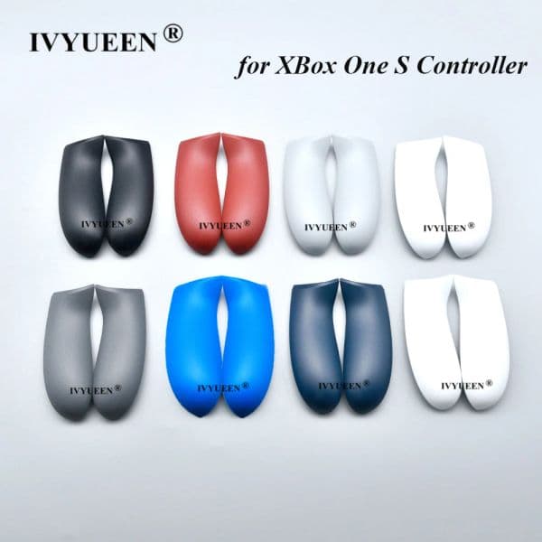 IVYUEEN for Xbox One S X Controller Right Left Side Rails Replacement Rear Handle Grips Shell Back Panel Faceplate Cover