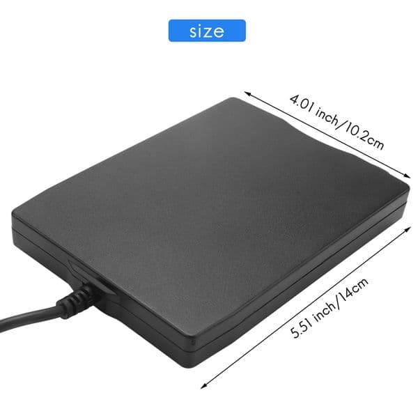 2025 Hot USB Portable Diskette new Drive 1.44Mb 3.5 Inch 12 Mbps USB External Portable Floppy Disk Drive Diskette FDD For Laptop