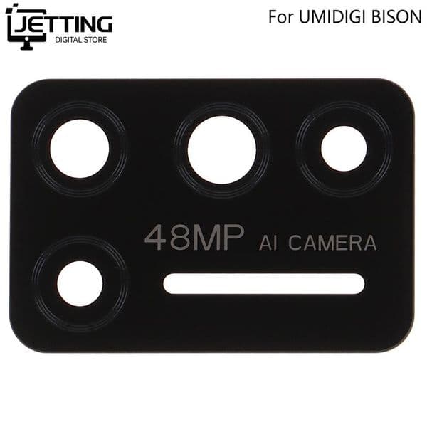 Phone Parts For UMIDIGI BISON Cell Phone Back Glass Camera Lens Flim Repair Accessories Cellphone Rear Back Camera Lens Cover
