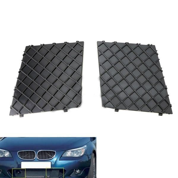 Car Front Bumper Lower Mesh Grille Plate Trim Cover Fit For BMW E60 E61 M Body Kit 03-10 51117897184 51117897186 Car Accessories