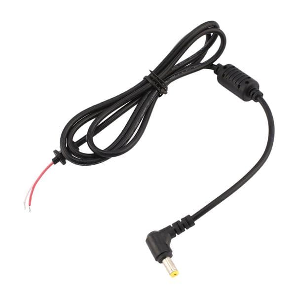 5.5x1.7mm DC Power Charger Plug Cable Connector Suitable For Acer Laptop Adapter Lighting Cable Connector Black