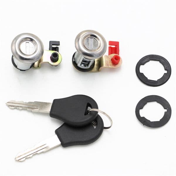 Key Door Lock Set High Quality Metal+plastic New 1984-1998 2pcs 80600-01G25 Door Lock Car Accessories For Nissan Pickup