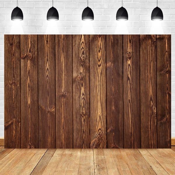 Brown Wooden Background for Photography Rustic Wood Floor Texture Baby Shower Birthday Party Kids Portrait Backdrop Photo Studio