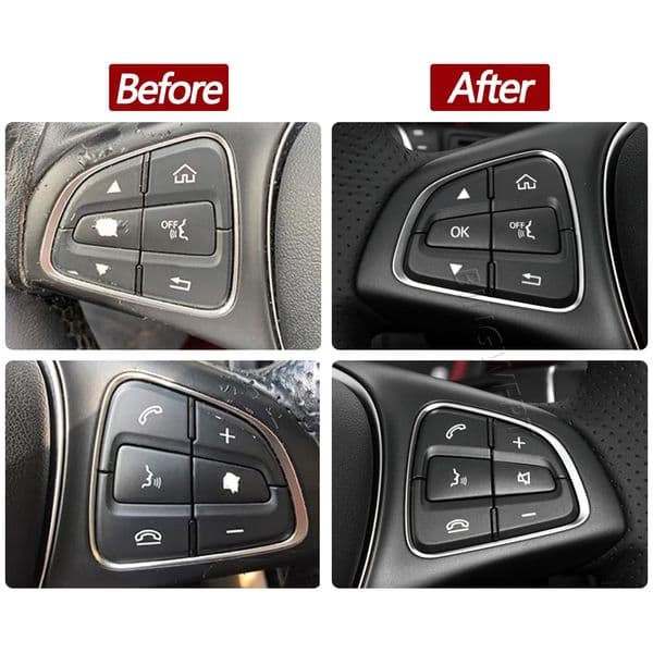 For Mercedes W205 W253 Car Steering Wheel Switch Control Buttons For Benz C GLC Class C200 C220 C260 GLC250 GLC300 2015-2021
