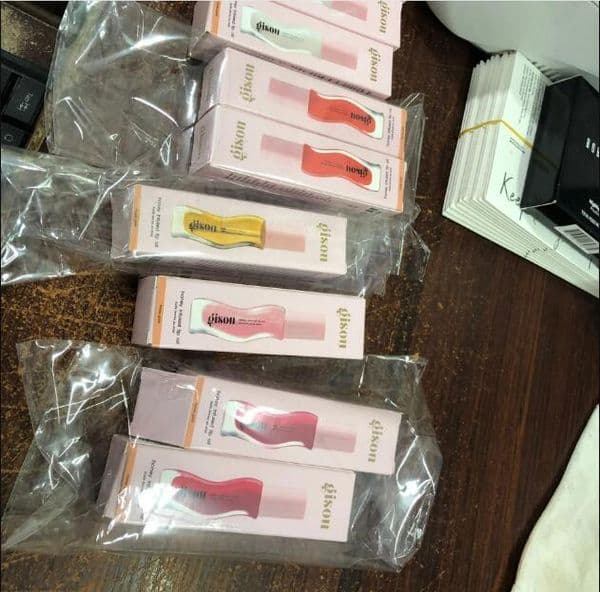 Gisou Lip Oil Moisturizing Lipgloss Coconut Frost Honey Gold Mango Passion Punch Watermelon Sugar 3ml Make Up plumping Honey Infused lip gloss