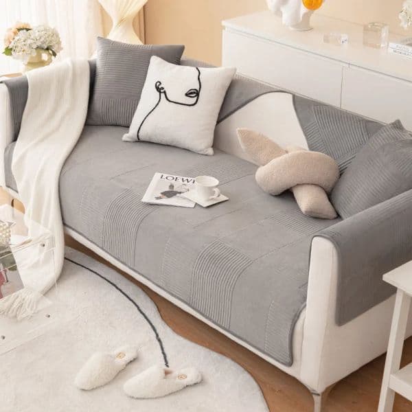 Thicken 2025 Plush Sofa Covers new Pets Kid Mat Sofas Towel Anti-slip Couch Protector Slipcover Removable Sofa Blanket for Living Room