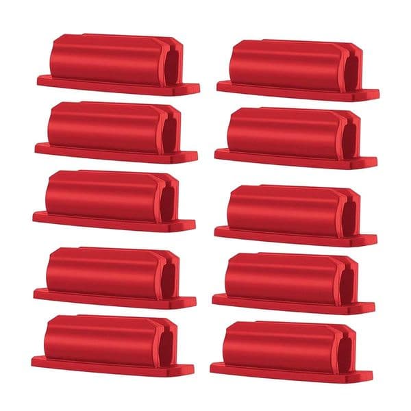 10Pcs Sticky Silicone Pen Holder for Desk Flexible Pencil Clip for Clipboard Office for Computer Bulletin Board Car Clipboards