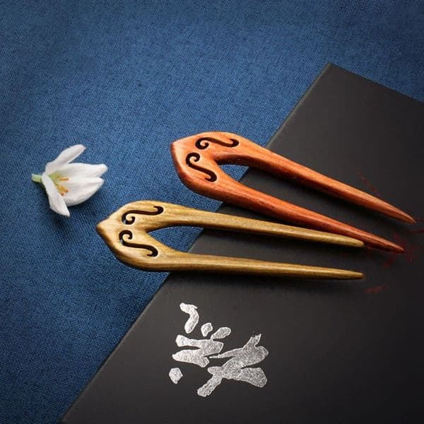 Comb Clip Ancient Style Headwear Hairstyle Design Tool Hanfu Hair Sticks Chinese Style Headwear U Shape Hairpin Wooden Hairpin
