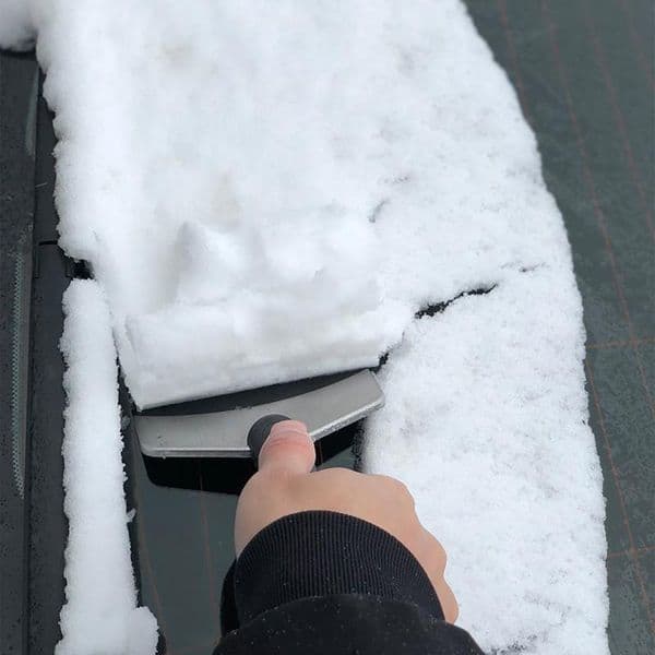 Metal Snow Shovel Long Handle Non-Slip Small Ice Scraper Universal Vehicle Snow Shovel Portable Snow Shovel Car Accessories