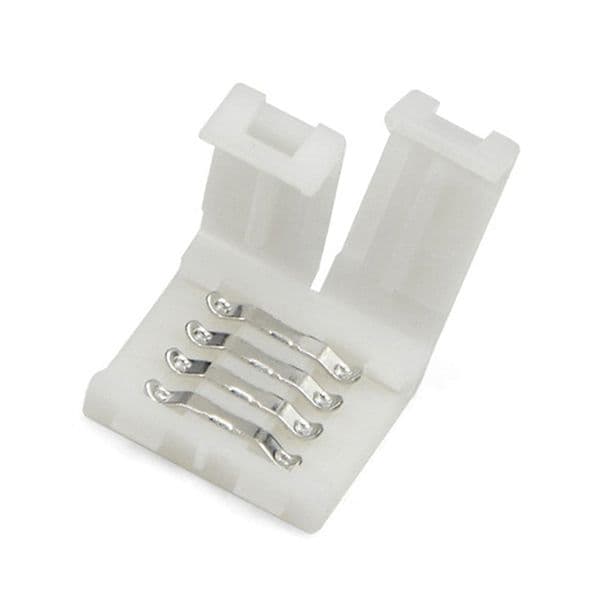 10pcs RGBW LED Connector 10mm 4pin Free Soldering Connector for 5050 3528 LED Single Color RGB RGBWW Strip Light