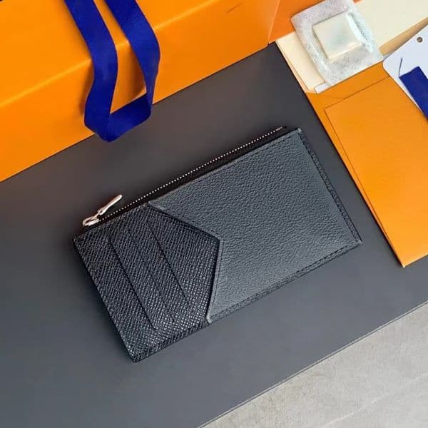 Top quality fashion Womens cowhide Credit card slots Coin Purses mens purse passport Wallet card Designers Clutch bags Key Wallets COIN card holders lady cardholder