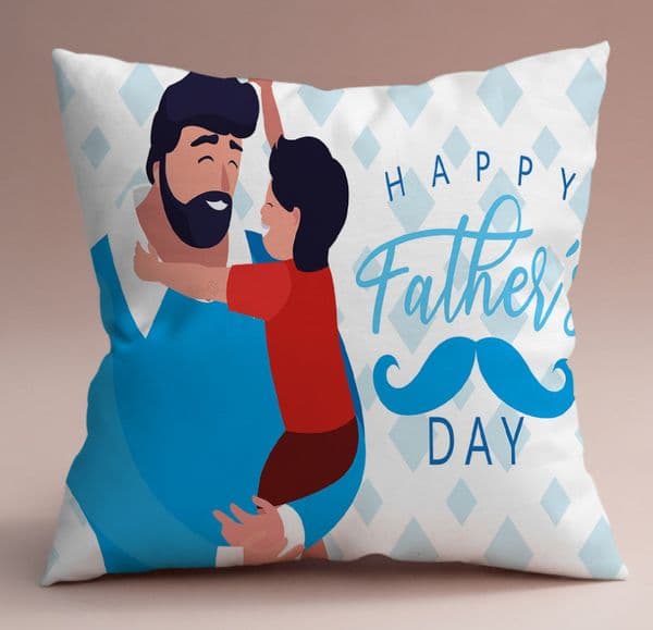 Pillow Case 45x45CM Happy Fathers Day Cushion Case Sofa Throw Pillowcase Home Decor Gift For Dad