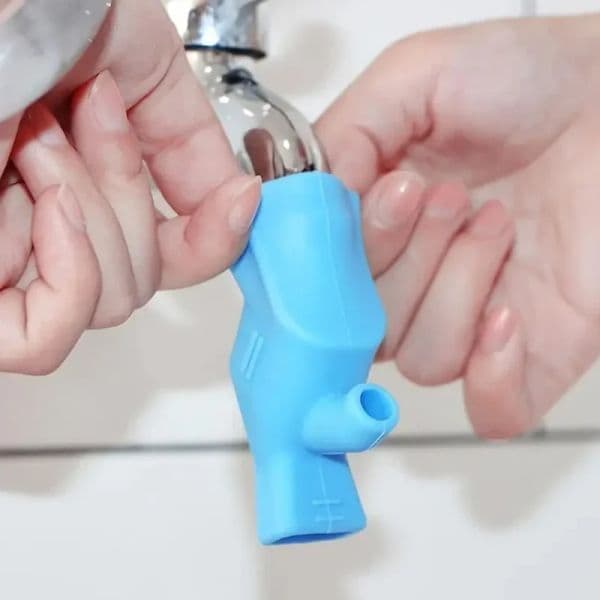 1pc Silicone Faucet Extender Connector Guide Sink Anti-Splash Diverter