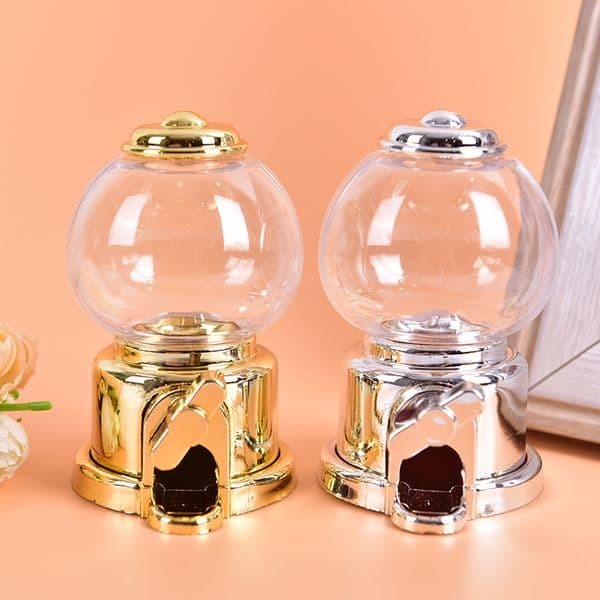 1PC Creative Cute Sweets Mini Candy Machine Bubble Toy Dispenser Coin Bank Kids Toy Warehouse Price Chrismas Birthday Gift