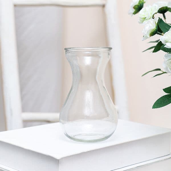 1PC 13.5CM(H) Hyacinth Glass Vase Home Hotel Shop Art Deco Display Florist DIY Accessories Boutique Shop Gifts-90003