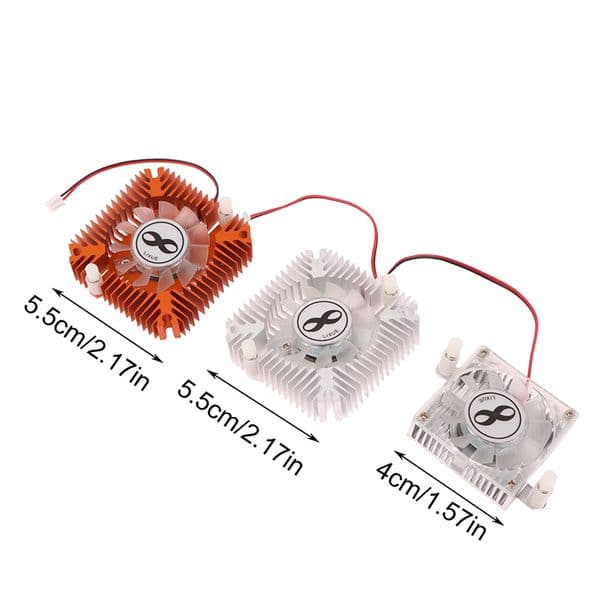 1Pc 55mm 12V PC Computer Laptop CPU VGA Video Card Cooler Cooling Fan Heatsink Ball Graphics Card Fan Accessories 55cf8