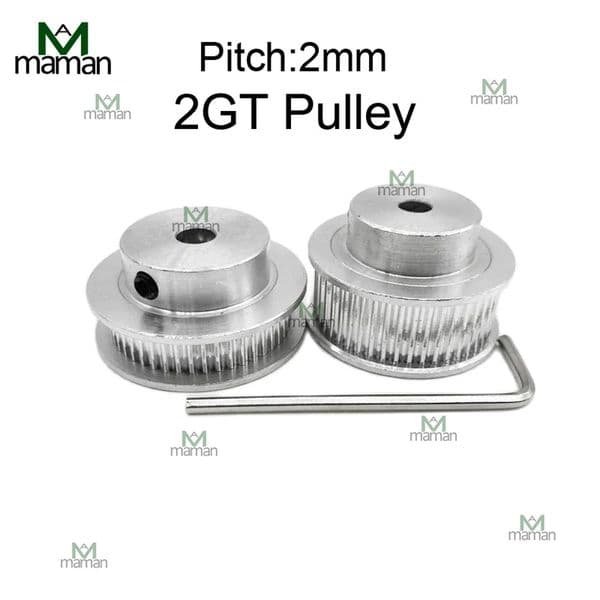 2GT GT2 48 Teeth BF Pulley Bore 5/6/6.35/8/10/12/12.7/14/15mm Tooth Width 6/10mm for 3D Printer Parts Polea Poleas Para Gym