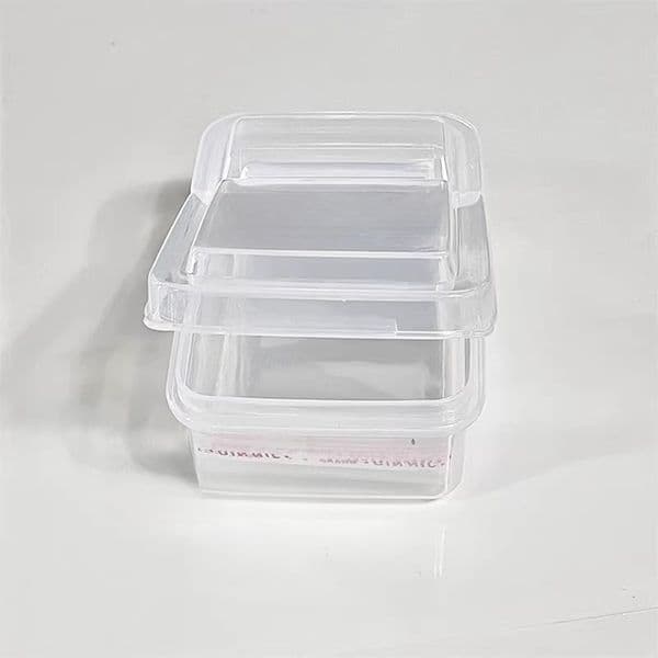 Transparent Plastic Storage Box 3 Inch Photocards Holder Mini Card Storage Box Desk Organizer Box Stationery Desk Accessories