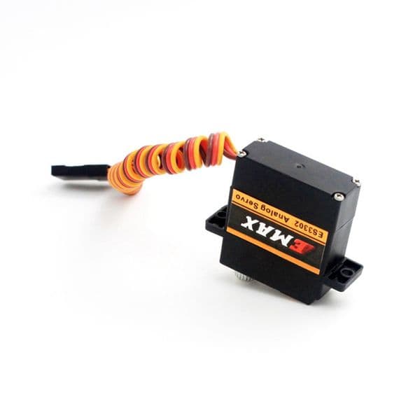 EMAX Model Airplane Fixed Wing Glider ES3302 Miniature Ultra-Thin Metal Tooth Analog Servo Multifunctional Servo Easy Install
