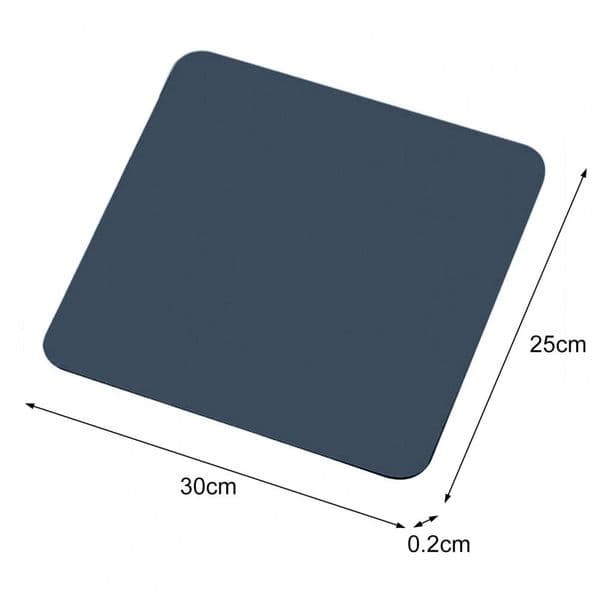 Computer Mousepad Double-sided Square Small Waterproof Thickened Non-slip Faux Leather Solid Color Laptop Mouse Mat For Computer