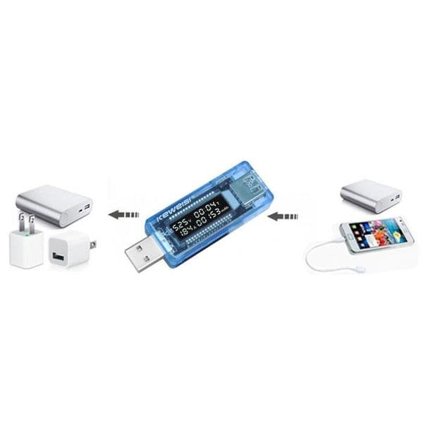KEWEISI Hot Worldwide USB Volt Current Voltage Doctor Charger Capacity Tester Meter Power Bank