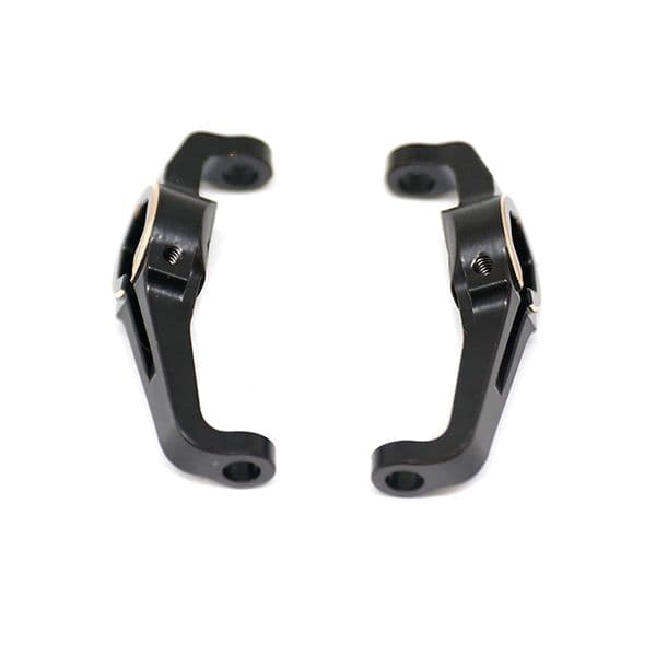 For FMS FCX24 Brass Front Steering Knuckle C-Hub Carrier Portal Housing Counterweight 1/24 RC Crawler Car Kit