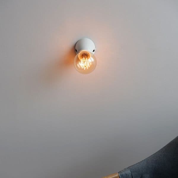 Lamp Bases Porcelain Lampholder E27 Black White Vintage Ceramic Lamp Socket Lamp Holder Wall Ceiling Light Lamp c7052