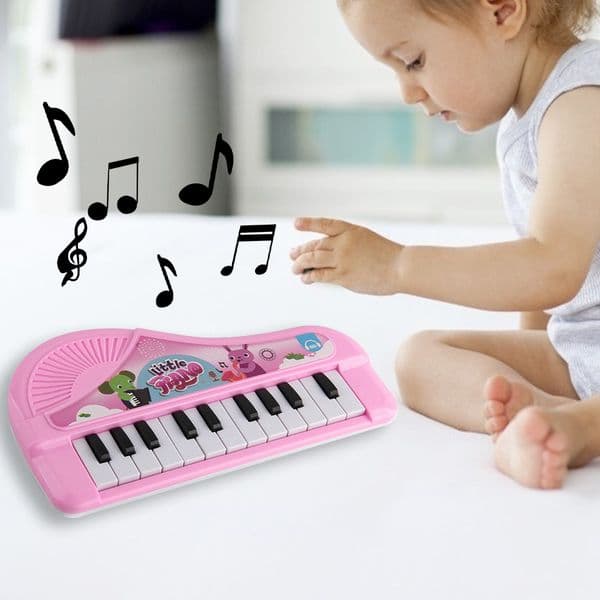 Piano Electric Keyboard Educational Toy Mini Piano Toy Birthday Gift Musical Piano Toy Teaching Musical Instrument for Girl Boy