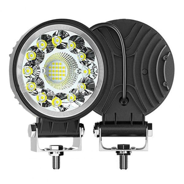 Car LED Light Bar Offroad 4-Inch Spotlights Fog Lamp Round 9V-32V Diode Headlight Truck Farm Tractor Boat SUV ATV LED Work Light