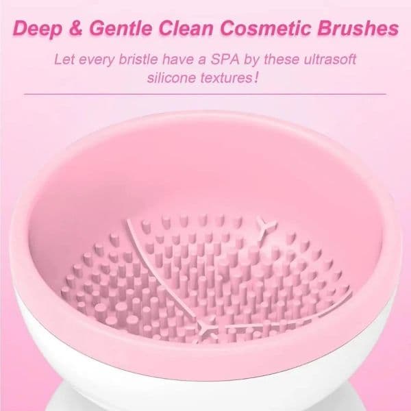 Portable USB Makeup Brush Cleaner hine Electric Cosmetic Brush Cleaning Washing Tools Automatic Cleaning Makeup Brushes 6bcd5