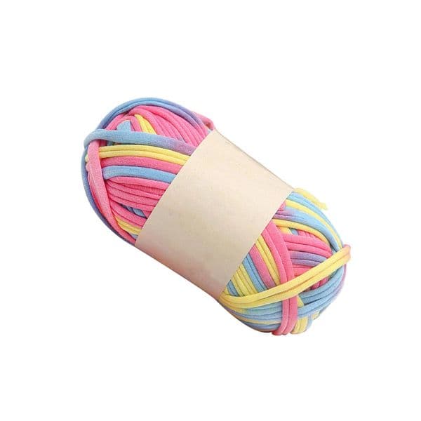 Carpet Yarn Hand Knitting Elastic Knitted Yarn for Baskets Rug Making Craft