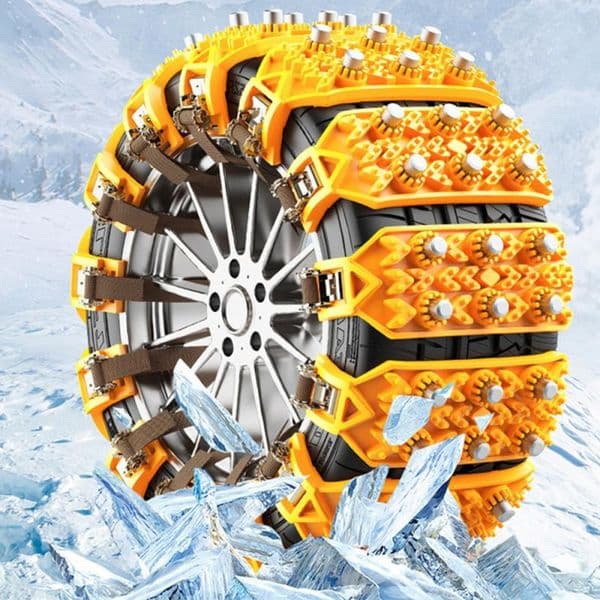 Tire Chains No Need For Jack Snow Tires Universal Anti-slip On Snow Safe Driving Cleaning And Maintenance Snow Chains Rubber